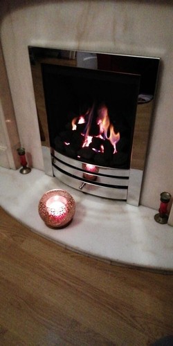 Gas fire good condition - gas,