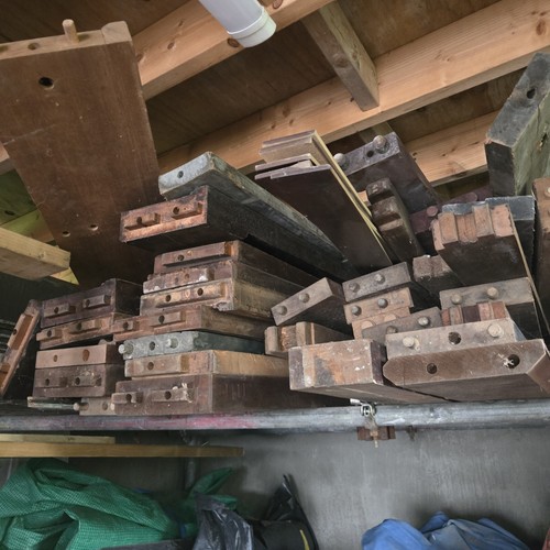Reclaimed mahogany and - ,