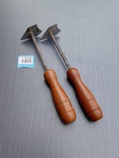 2x Vintage Shave Hooks Paint Scrapers Decorators Old Tools ? B105 S
