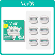 Venus Pro ComfortGlide Sensitive Razor Blades, 6 Pack