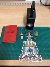 corporation tramways glasgow  badges thunderer buttons torch transfer 