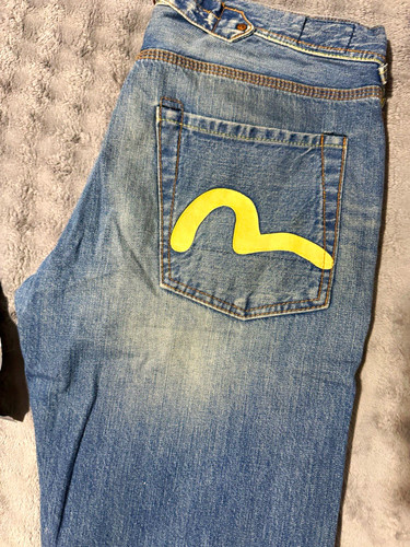 Evisu men blue denim - evisu, men's