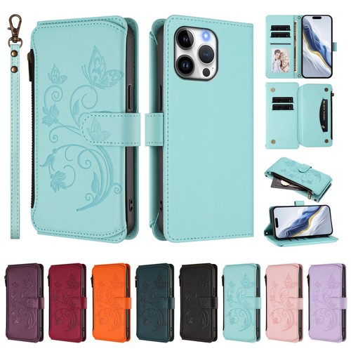 Leather zipper card - zipper,