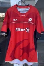 SARACENS BLK Red Away Jersey 2016/17 Men's 4XL