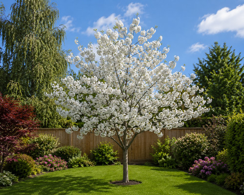 Prunus tai haku cherry blossom - haku,
