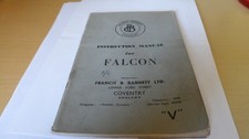 VINTAGE CLASSIC ORIGINAL FRANCIS BARNETT FALCON 70 197cc  INSTRUCTION MANUAL