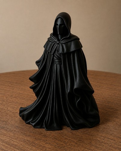 Hooded dark figure - hooded, statue