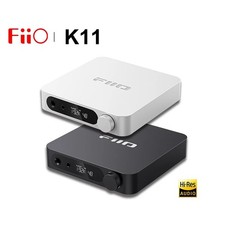 FiiO - K11 Compact Desktop R2R DAC and Headphone Amplifier - Silver          