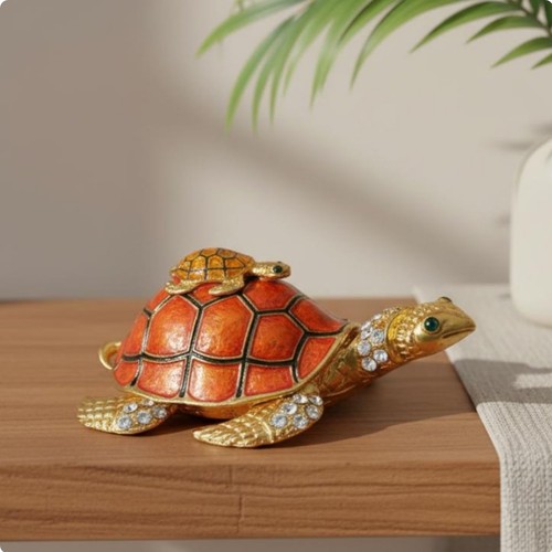 Mother and child tortoise - and,