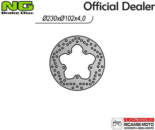 Rear brake disc - disc, yamaha