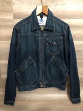 RARE Vintage LEVIS Luxury BLUE STAR Denim JACKET (Size S)