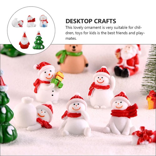 10pcs christmas miniature - 10pcs,