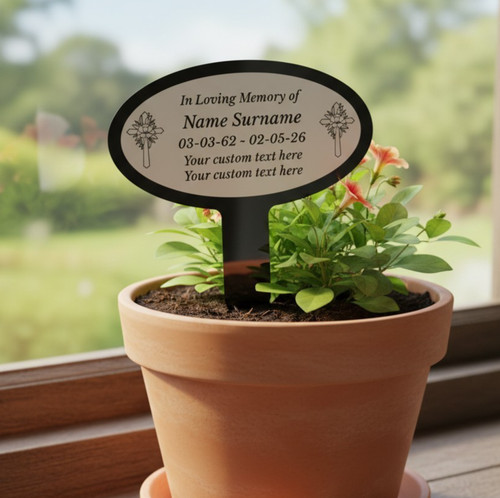 Personalised memorial plaque - personalised,