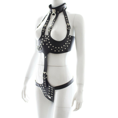 Sexy womens leather body - pu,
