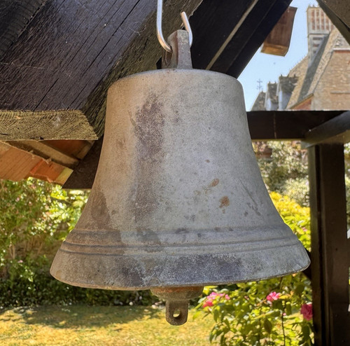 Vintage heavy bell - bell, clapper