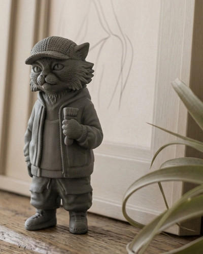 Streetwear cat figure - cat, –