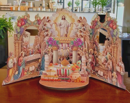 Vintage christmas nativity - vintage,