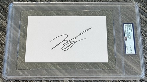 Leonardo dicaprio signed - leonardo,