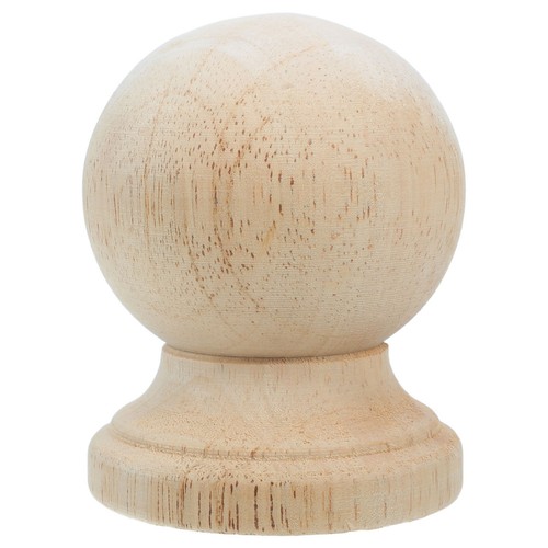 Wood carved finial - wood,