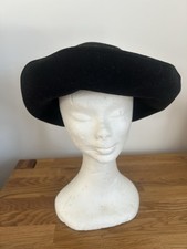 Ladies Black 100% Wool Made In