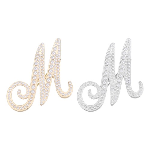 Letter brooch pins - letter,