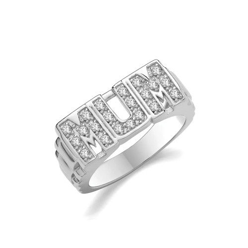 Mum ring sterling - ring,