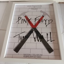 A4 FRAMED PINK FLOYD TOUR