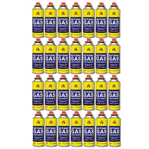 Butane gas canisters - butane, –