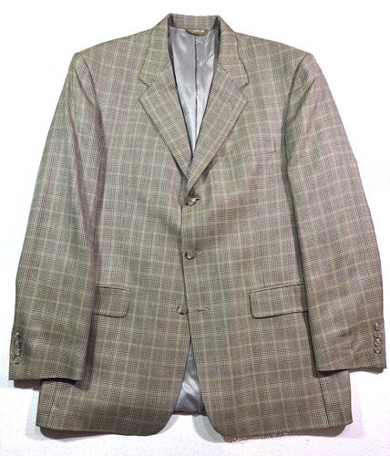 Vtg tan plaid hart schaffner - vtg,