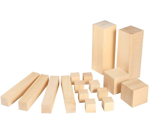 Pine wood carving - pine, blocks