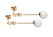 9ct Yellow Gold Fiery Opal