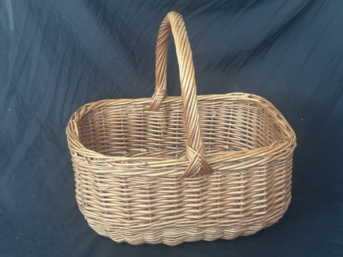 Vintage wicker basket - basket, with