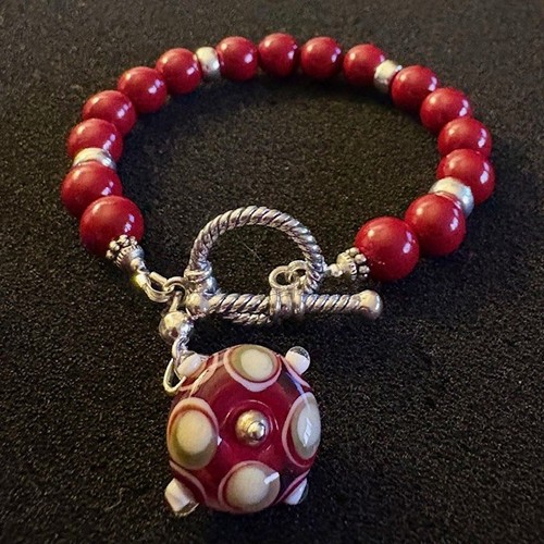 Sterling silver bracelet with