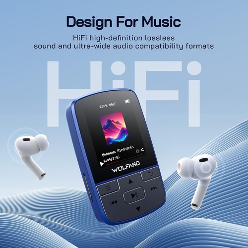 Wolfang 64gb mp3 player - player, with