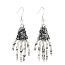 Skeleton Hand Earrings S925
