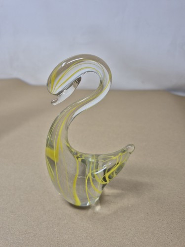 Murano glass yellow bird - murano,
