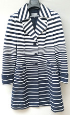 M&S Per Una Navy White Striped
