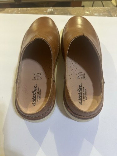 Men leather shoes - leather, slip