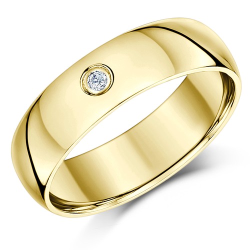 9ct yellow gold diamond - 9ct,