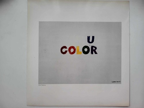 Antique print color colour - print,