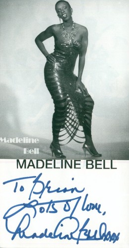 Madeline bell signed - bell,