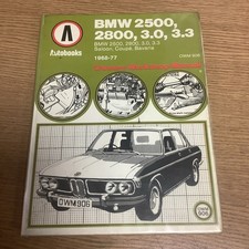 AUTOBOOKS BMW 2500 2800 3.0 3.3. Saloon coupe bavaria. 1968-77. (BC2). 