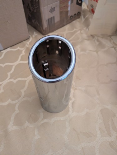 Audi exhaust tips - audi, chrome