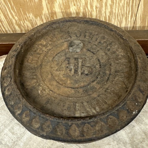 Antique 19c cast iron - cast, 4lb