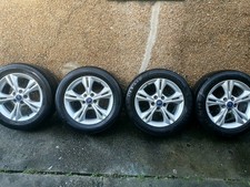 GENUINE MK3 FORD FOCUS - 16" ALLOY WHEELS & TYRES - 7JX16H2 / CM5C-1007-AXA