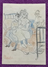 PABLO PICASSO Drawing on paper