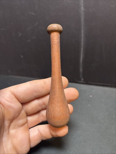 Vintage wooden darning egg - wooden,