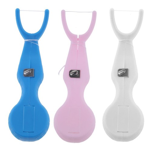 Tooth silk holder with dental