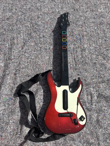 Guitar hero red - hero, metallic
