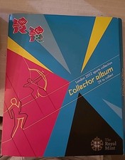 Complete 2012 Olympic 50p Coin Collection Including Completers Medal In Album